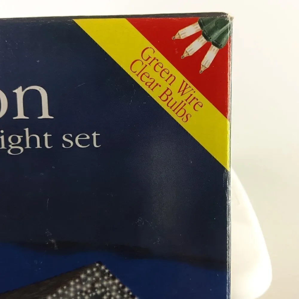 Holiday Time twinkling ribbon light set